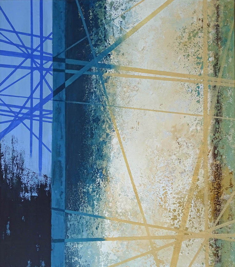 Hochspannung 1 / Mischtechnik auf Leinwand - 80 x 70 cm - 2015