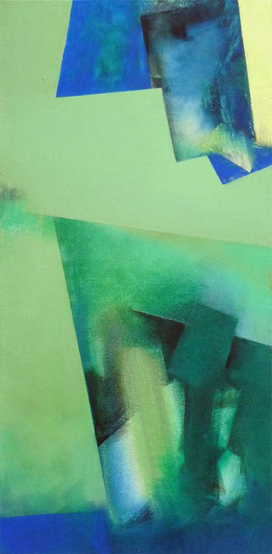 Verwirrspiel / Acryl auf Leinwand - 80 x 40 cm - 2012